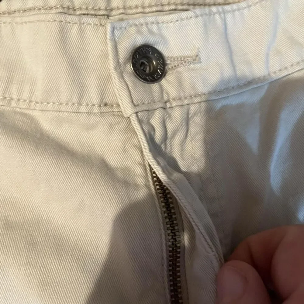 Levi's SilverTab Pants Mens Size 37 Beige Carpenter Khakis Relaxed 32 Inseam